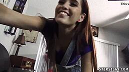 Can Amateur Teen 18+ Handle Stepbro's Banana Anal?