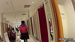 Yo, this Czech nympho got tempted at the mall for POV banging
