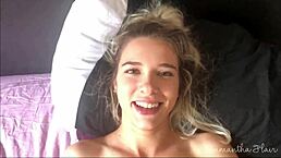 Sister-in-Law Samantha Flair Caught Masturbating in POV