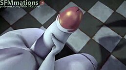 FNAF 2 Vanny Dominates Toy Chica in Wild Action  