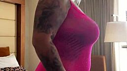 Big Booty Blonde Lucky B Twerks Ass For Fans