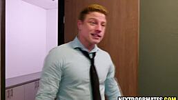 Do Gay Office Clerks Jayden And Logan Get Horny At Work?