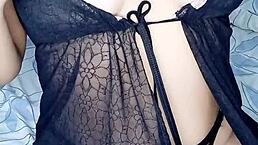 Me Sentía Muy Sola Y Comencé A Tocarme Mira Mis Tetas Llenas De Rico Dulce