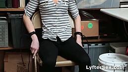 teen caught stealing in shop gets bent over and fucked