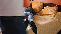 Relishing My Step Sister-In-Law's Big Ass While Wife Showers.