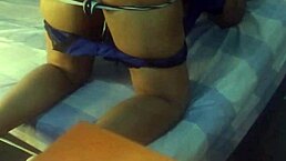 I got to record this Colombian prostitute with big ass taking monster cock doggystyle and gaping.