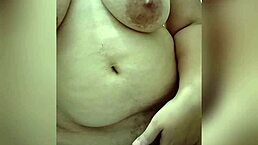 I secretly record my latina milf neighbor masturbating her big tits and ass.