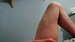 Hey, check out this young guy playing with his cock and showing off his ass!