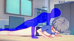 hana uzaki and yanagi uzaki have intense sex in uzaki-chan hentai