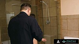 Nurumassage rough secretary tries to prove her boss she can be a good masseuse