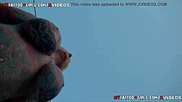 BLONDE WITH BIG TITS AND ASS AT THE POOL