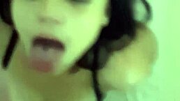 Venezuelan Teen Sucks and Swallows Cum