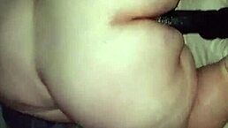 Big ass amateur bbw riding big black dildo 😍