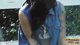 Ebony Teen 18+ Diamond Monroe Bangs for Cash