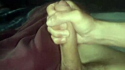 Keep stroking that big cock to the beat, don’t finish yet!