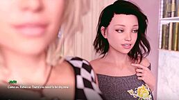 in a o a academy 8, the hentai game unfolds