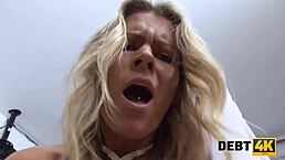 Debt4k Blond Bride Dragged Into Sex With Loan Shark Near Her Groom!