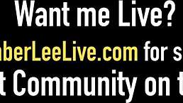 kimber lee in pov scene with natural tits