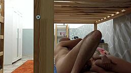 hot babe sugar lya makes me cum with a footjob