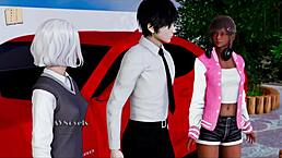 in my real desire 46, the indian girl with big tits and ass explores her cartoon fantasies