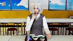 in my real desire 46, the indian girl with big tits and ass explores her cartoon fantasies