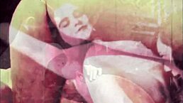 vintage hairy pussy gets blowjob and fucking in retro scene