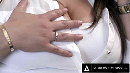 Modern-day sins - cuckold wife catch husband cheating with bestie arabelle raphael