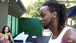 Wife victoria june bangs black cock