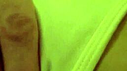 hot milf nikita in fishnet solo masturbation with big tits and pussy play