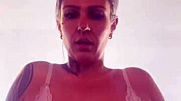 Gym sweat reveals hard tits, arousing public gaze