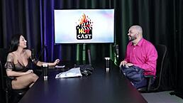 Paulo avelar dominates in sheer red lingerie