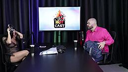 Paulo avelar dominates in sheer red lingerie