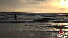 Ever Seen a Messy Asian Model’s Beach Bikini Feet Show? It’s Wet and Wild!