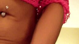 hot milf nikita in fishnet solo masturbation with big tits and pussy play