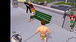 Bonetown vacation: redhead cutie with big tits gets anal and assfucking