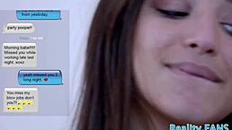 Bigbooty stepteen gets pussylicked before creampie.