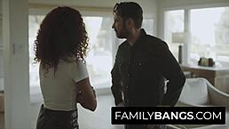 Intense Familybangs: Sinner Obsesses American Dad Ebony Teen Stepson Scarlit Scandal