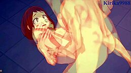 Ochako uraraka and izuku midoriya have intense sex 😏