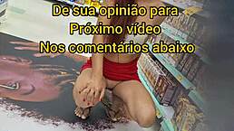 i saw my wife exposin in the market without panties 😳