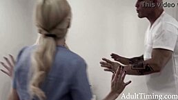 mid-massage creep eats her pussy, she freaks out! wtf adulttiming 😱