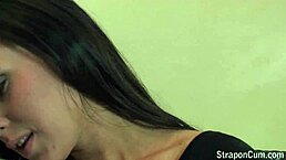 I watched this hardcore girl on girl video with strapon, pantyhose, licking, blowjob, and cum in high definition