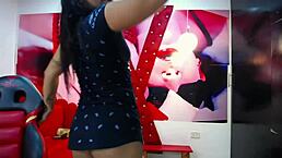 Ts Angelique's Webcam Cumshot Show