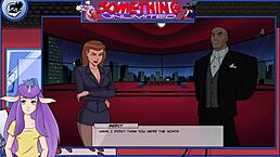 Check Out This Sexy Redhead With Big Tits In Hentai Game Something Unlimited Part 133!