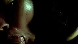 Teen Aluna learns blowjob from teacher during Netflix.