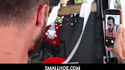 Sexy nude teen handjob and pov blowjob for American fucking.