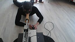 Facefucked Hard and Anal Pounded by Machine with Extreme Huge Toys