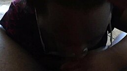 ebony babe delivers sloppy oral in casual encounter