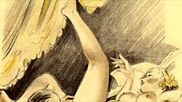 check out these vintage erotic drawings, so cool