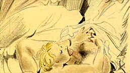 check out these vintage erotic drawings, so cool