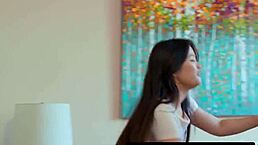 Adult Time - Petite Teen Lulu Chu Sneaks Boyfriend for Secret Fuck with Stepmom Home